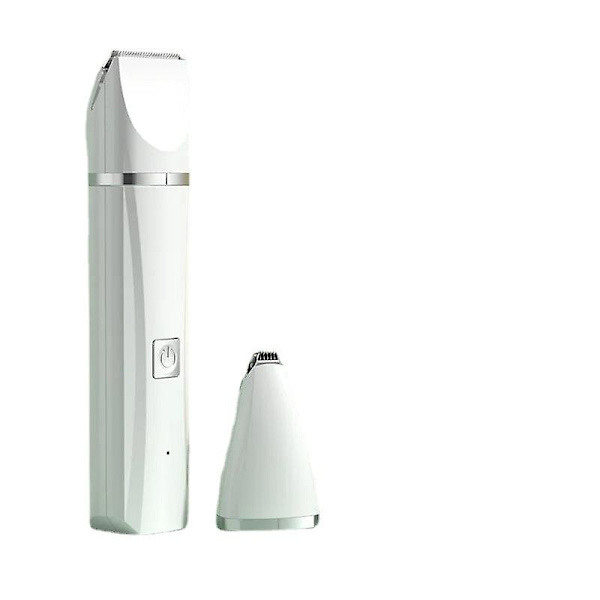 4 i 1 elektrisk husdjurshårstrimmer grooming clippers (vit)