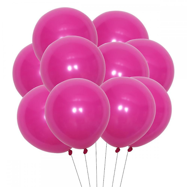 Runda matta latexballonger, högkvalitativa dekorativa latexballonger, perfekta för födelsedagsfest, bröllopsfest, julfest (blandade färger)