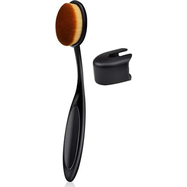 2-delad Grön Professionell Sminkborste Set - Foundation, Puder, Ögonskugga Blanding