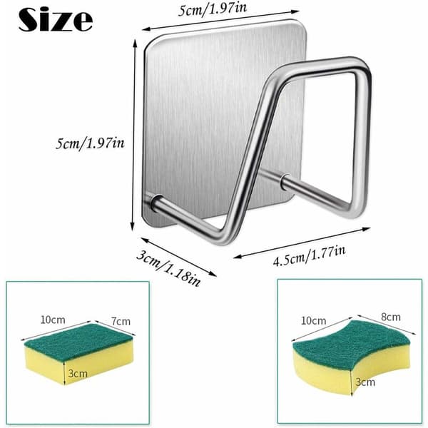 Diskhållare med självhäftande (3-pack)