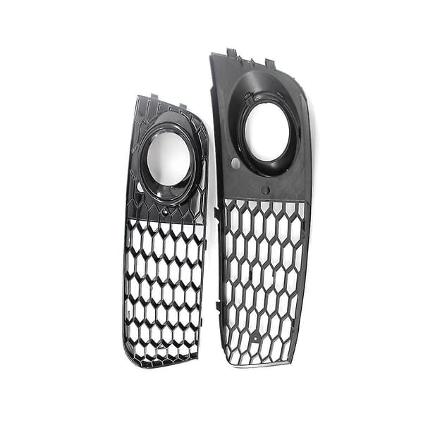 Mesh Tåkelysramme Tåkelampegitter For A4 B8 Rs4 2009-2012 Blankt Sort 8kd807682 8kd807681（Blankt Sort）