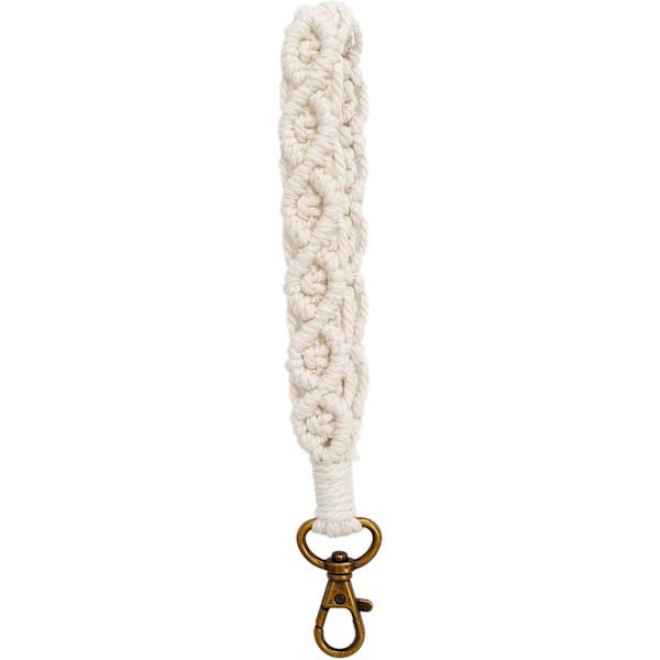 Bohemian Lace Keychain Armbånd Håndlavet Håndleds Nøglering Holder Håndleds Lanyard Damer Piger