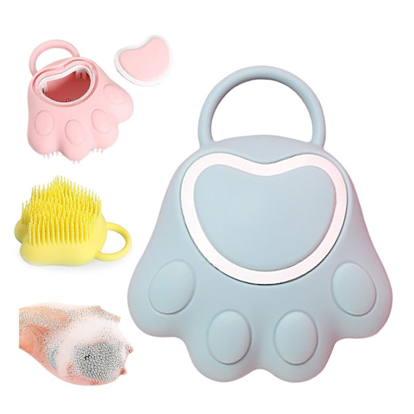 Silikonbadborste Kroppsskrubb Massageborste Extrusion För Duschgel