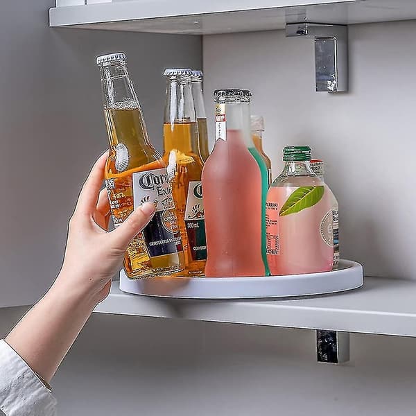 Kryddställ, Set med 2 kryddkarusellskåp Kryddställ Plastkarusell
