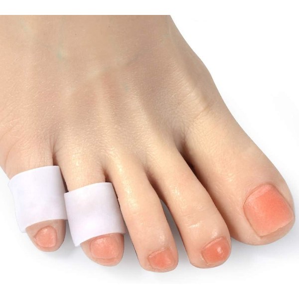 Pinky Toe Sleeves, Gel Little Toe Protectors 5 par/pack, Cover, För liktornborttagare, förhårdnadskudde, Bunion Behandling(er)