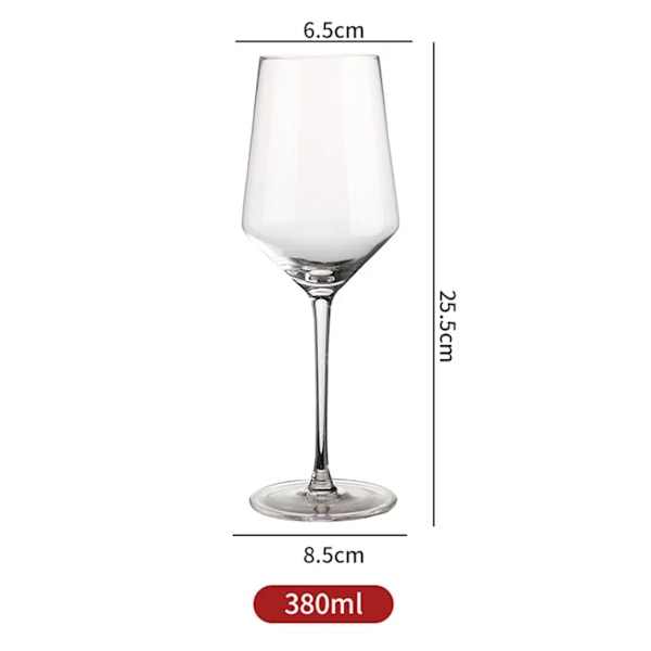 Rött vinglas, vinglasset, 380 ml glas, 2-pack