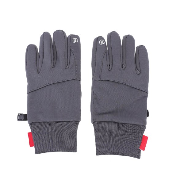 1 par vindtætte handsker Varme handsker Tykkede Puffy Gloves Unisex handsker (XL, Grå 2)