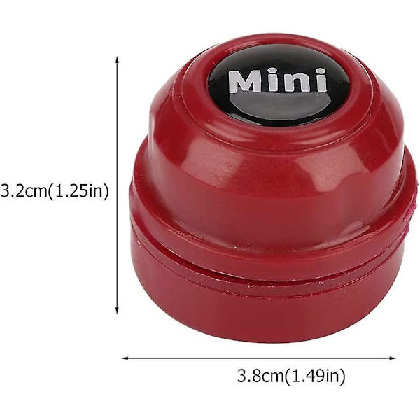 Akvarie Rengørings Mini Magnetisk Akvarie Rengøringsbørste til Glas Bærbar Fisketankbørste Vinduesrenser Skrubber 8mm(Rød)