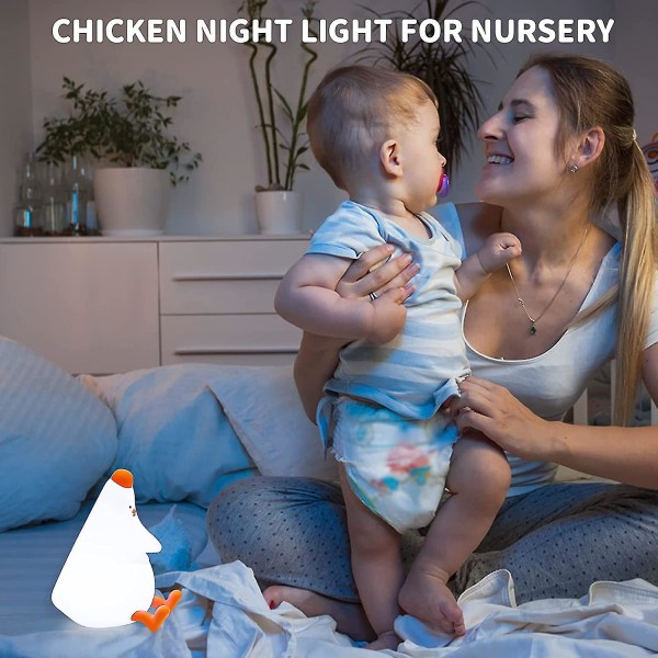 Nattlampa Söt nattlampa för barn (kyckling)