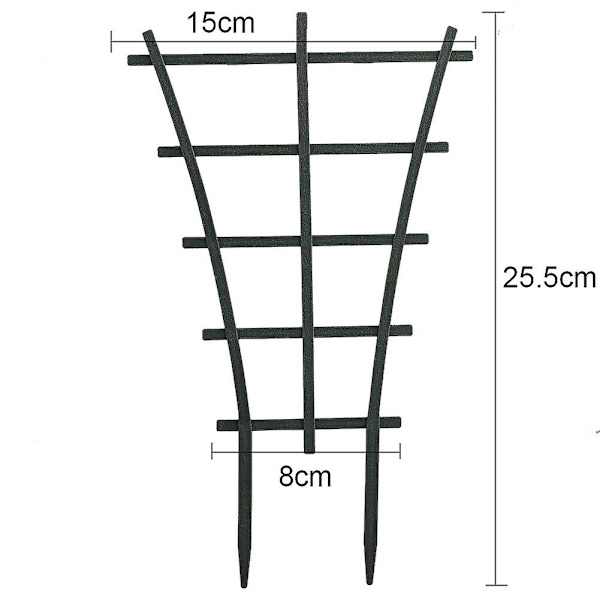 2 kpl DIY Puutarha Kasvi Kiipeily Trellis Muovi Mini Päällekkäin Ruukku Kasvi Tuki Puutarha Trellises