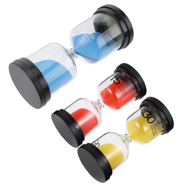 3 stk. Chic Desktop Timeglas Hjem Indendørs Desktop Timeglas Timeglas Timer (M, Flere Farver)