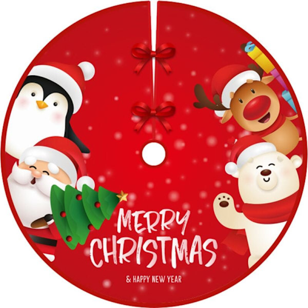 God Jul Gran Julgransmatta, Rustik Heminredning, Nyårshelgfest Gårdsinredning (stil 2)