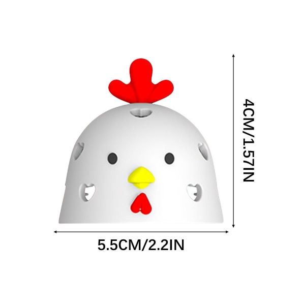 Silikonrengöringsborste Silikontvättare för kyckling och rengöring FAN0493（Vit）
