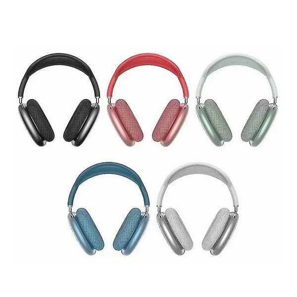 2023 P9 Max Trådlösa Bluetooth-headset Brusreducerande Headset Hifi Stereo（grön）