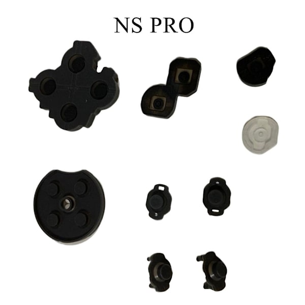 1 set styrenhet ledande gummiplatta reparationsdelar för Switch Pro-ersättning
