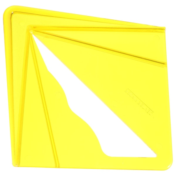 Senterskriver skribent trebearbeidingsverktøy sentersøkerverktøy (14,5X14,5CM, gul)