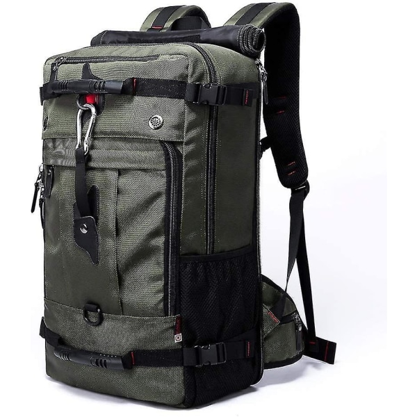 Resväska, handbagage, slitstark konvertibel duffelväska, passar för 17,3-tums bärbar dator för män och kvinnor (grön S)（-, stil 3）
