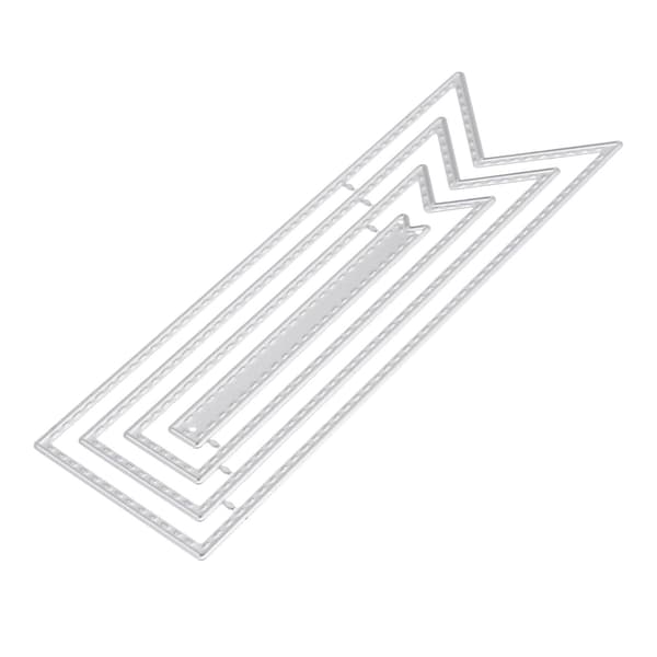 5 st skärande metall geometriska stenciler scrapbooking med element hantverk stencil stenciler