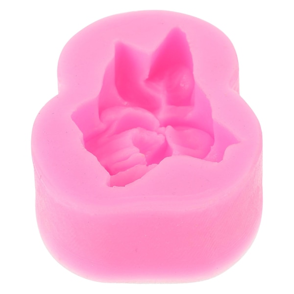 Mold Tee tee-se-itse mold , kotitalouksien silikoni-tuoksuinen kynttilän mold (7,50X5,50X2,50cm, pinkki)
