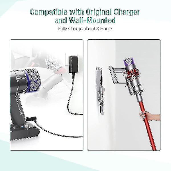 Kompatibel med Dyson V6 batteri 21.6v Dc62 tilbehør, trådløs støvsuger, kompatibel med V6 Sv04 Sv03 Dc58 Dc59 Dc61 Dc74)