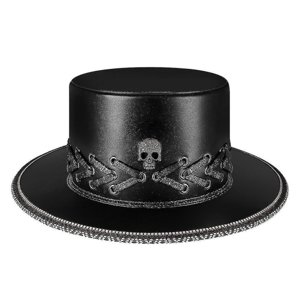 Steampunk Læder Plague Doctor Hat Dress Up Top Hat til Halloween kostume rekvisitter
