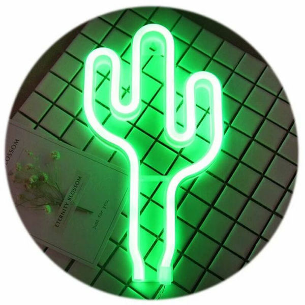 Populära LED-neonvägglampor Sovrumsdekorationslampor Barnrum Semester Bar Jul Bröllopsfest