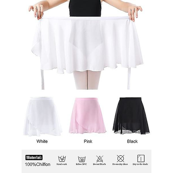 Chiffon Tutu Tutu Säädettävä Valkoinen Koko L (koko 140-165) Tanssipuvut Tytöille Ja Naisille