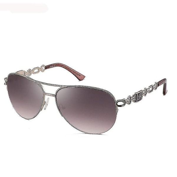 Klassiska Aviator Solglasögon Kompatibel med Kvinnor Män Spegellins Vintage metallbåge Fashio（Druva lila）
