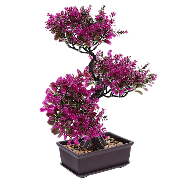 Keinotekoinen ruukkupuu pöydälle keinotekoinen ruukkupuu bonsai kodin sisustus (36X32CM, kuten kuvassa)