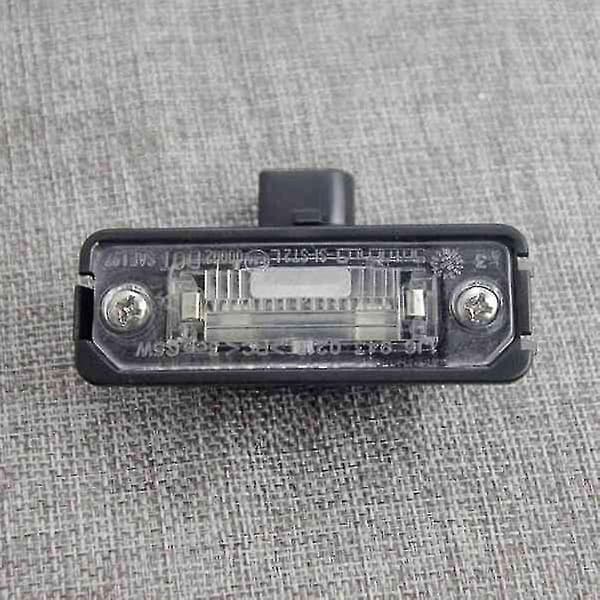 Nummerpladelys 1j6943021b til 2006 2010 Golf Mk4 1998 2000 2004（Sort Gennemsigtig）