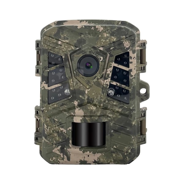 Minikamera jaktkameraspel - 1080P 24MP kamera med mörkerseende rörelseaktiverad IP66-kamera 0,3s utlösningstid（A）