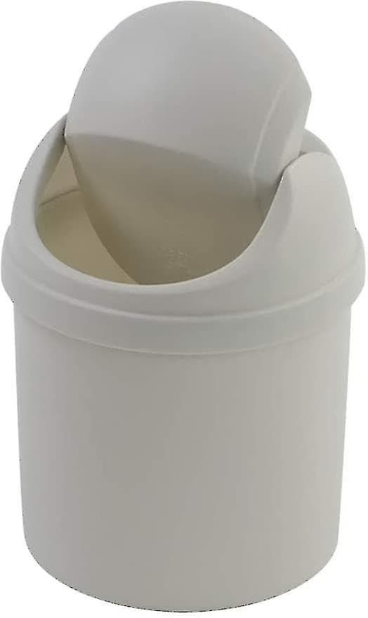 Plast Mini-soptunna med svänglock, 0,7 gallon (rosa)