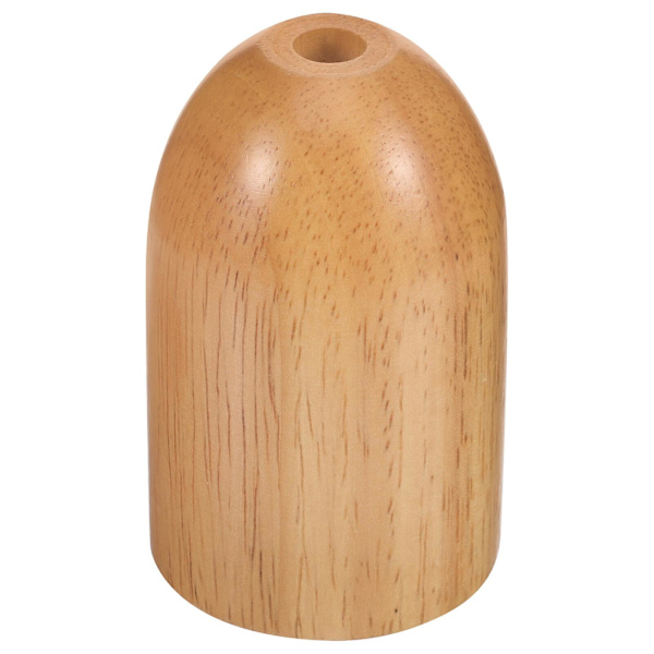 DIY lamphållare kopp E27 lamphållare belysning utsökt trä lamphållare kopp (8.5X5.2CM, som visas på bilden)