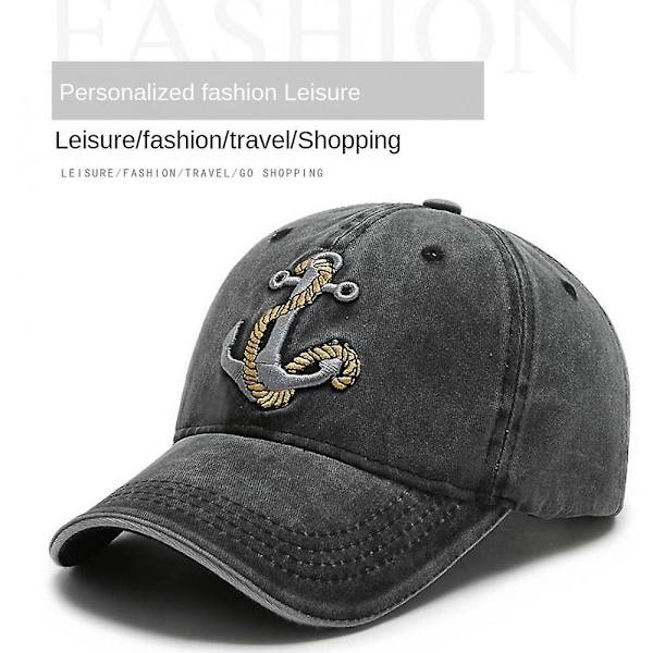 Baseballkeps, Performance Snapback-keps, Vattentät Baseballkeps, Unisex, Sommar Utomhus Solskydd (Mörkblå)
