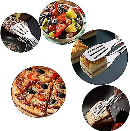 Serveringstänger Kökstänger, buffétänger, serveringstång i rostfritt stål, små tänger 6-pack (7 tum)