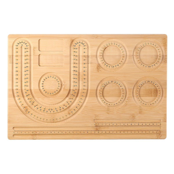 Träpärlplatta, halsbandspärlplatta, smyckesorganisationsbricka, gör-det-själv-smyckesbricka, armband
