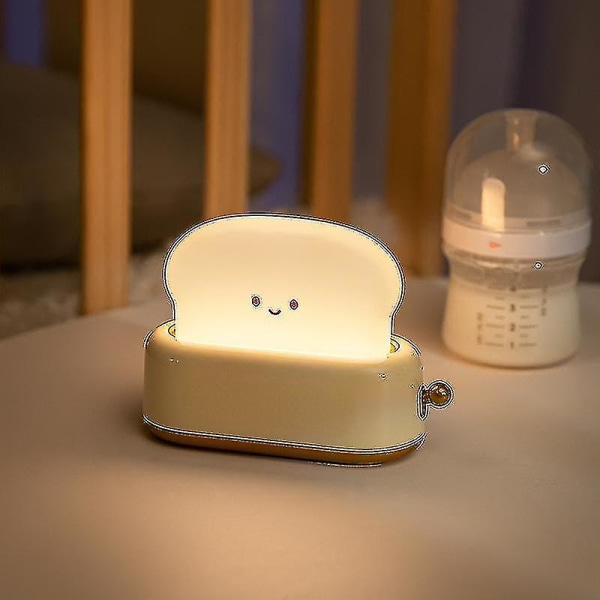 Led-yövalo USB-ladattava himmennettävä yöpöydän yövalo（keltainen）