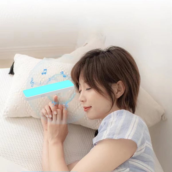 -Benlednings sömn högtalare sömn trådlös Bluetooth headset-irritation Mini Bluetooth högtalare Bluetooth.3 lång räckvidd utan fördröjning och strålning（Blå）