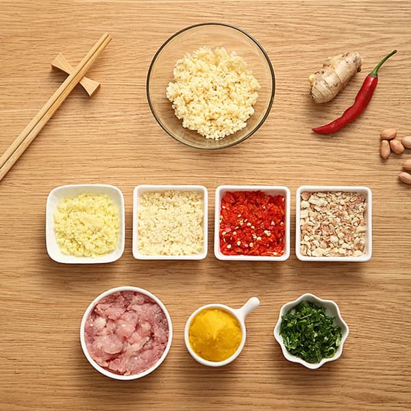 Grönsakshackare Lökhackare Hackare Örthackare Lökhackare Multi Food Chopper, Rosa