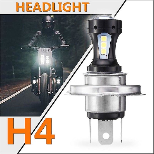 Holdbar Bright Led Hi-lo Beam Forlygte Forlygte Lampe Pære 1 stk H4/h7 Bil 3030 Lavt forbrug 6500k 12-24v Motorcykel#259515（H7）