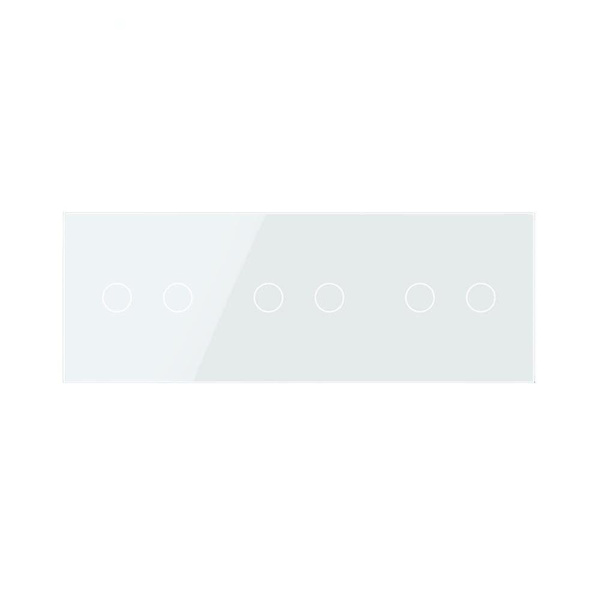 Golden C7 3c2 222mm*80mm Hvit Perle Krystallglass For Bryter