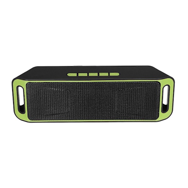 Kannettava Bluetooth-kaiutin, langaton kaiutin, voimakas stereovahvistin, ulkokaiutin, syvä basso (vihreä)