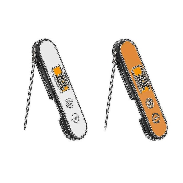 Direkt avläsbar kötttermometer, digital vattentät grilltermometer