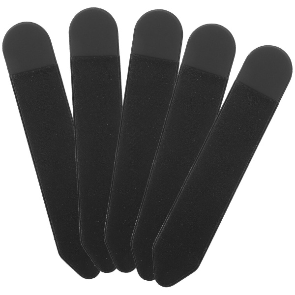 5-pack pennhållare stylus självhäftande cover stylus cover surfplatta tillbehör (18.5X3.5X0.2CM, svart)