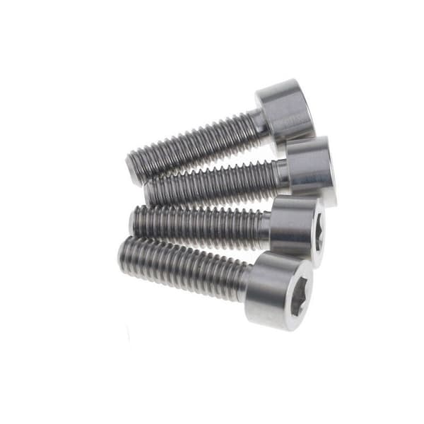 M6 x 20mm Socket Allen Hex Bolt för cykelskivbromsokadapter 4-pack