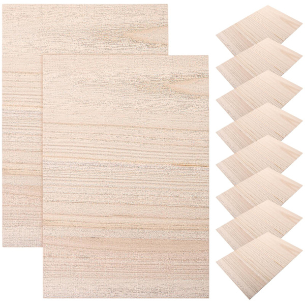 10 stk. professionelle flade støtte Taekwondo træningsbræt Taekwondo tilbehør (30.5X20.4X0.3CM, khaki farve)
