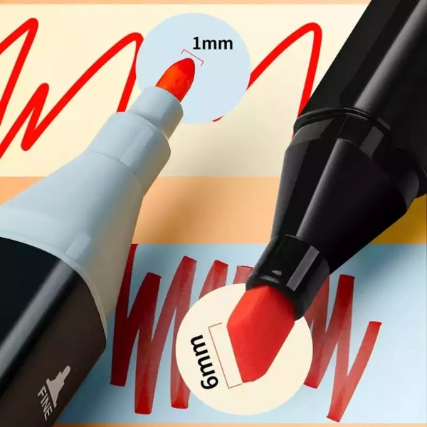 24 färgad graffiti skiss penna Oljig mark färger markör Metalliska markör  pennor 5101 | Fyndiq