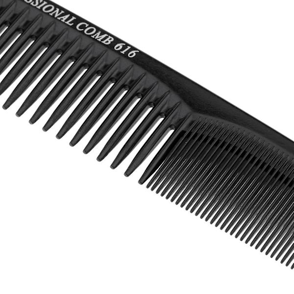 Fashional Hårklippning Barberare Frisörsalong Plastkammar Svart（Svart)