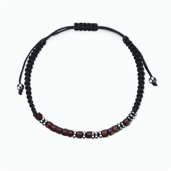 Morse Code hemlig dold meddelande jag älskar dig kort armband för min son/barnbarn present（B）