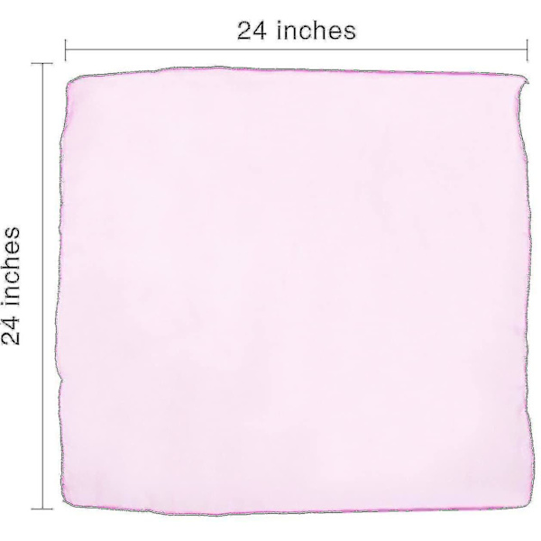 20 kappaletta tanssihuiveja, jongleerausliinoja, taikahuiveja, rytmibändiliinoja, monivärisiä, neliömäisiä, 24 x 24 tuumaa -suzuka